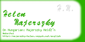 helen majerszky business card
